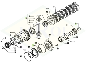 Koło zębate 0.900.0109.4