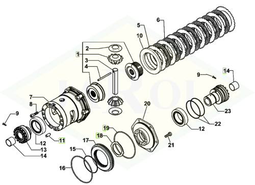 0.900.0109.4 Koło zębate 0.900.0109.4