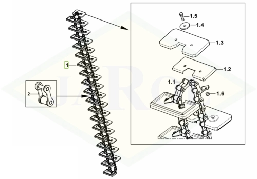0.022.0991.4 Łańcuch kpl 0.022.0991.4