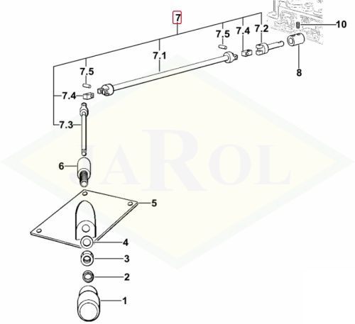 0.013.7287.4/10 Cięgno 0.013.7287.4/10