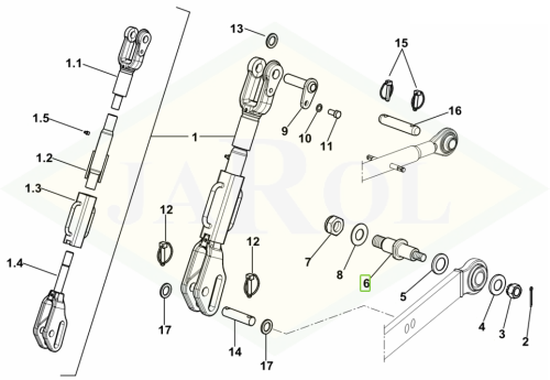 0.009.8983.0/40 Sworzeń 0.009.8983.0/40